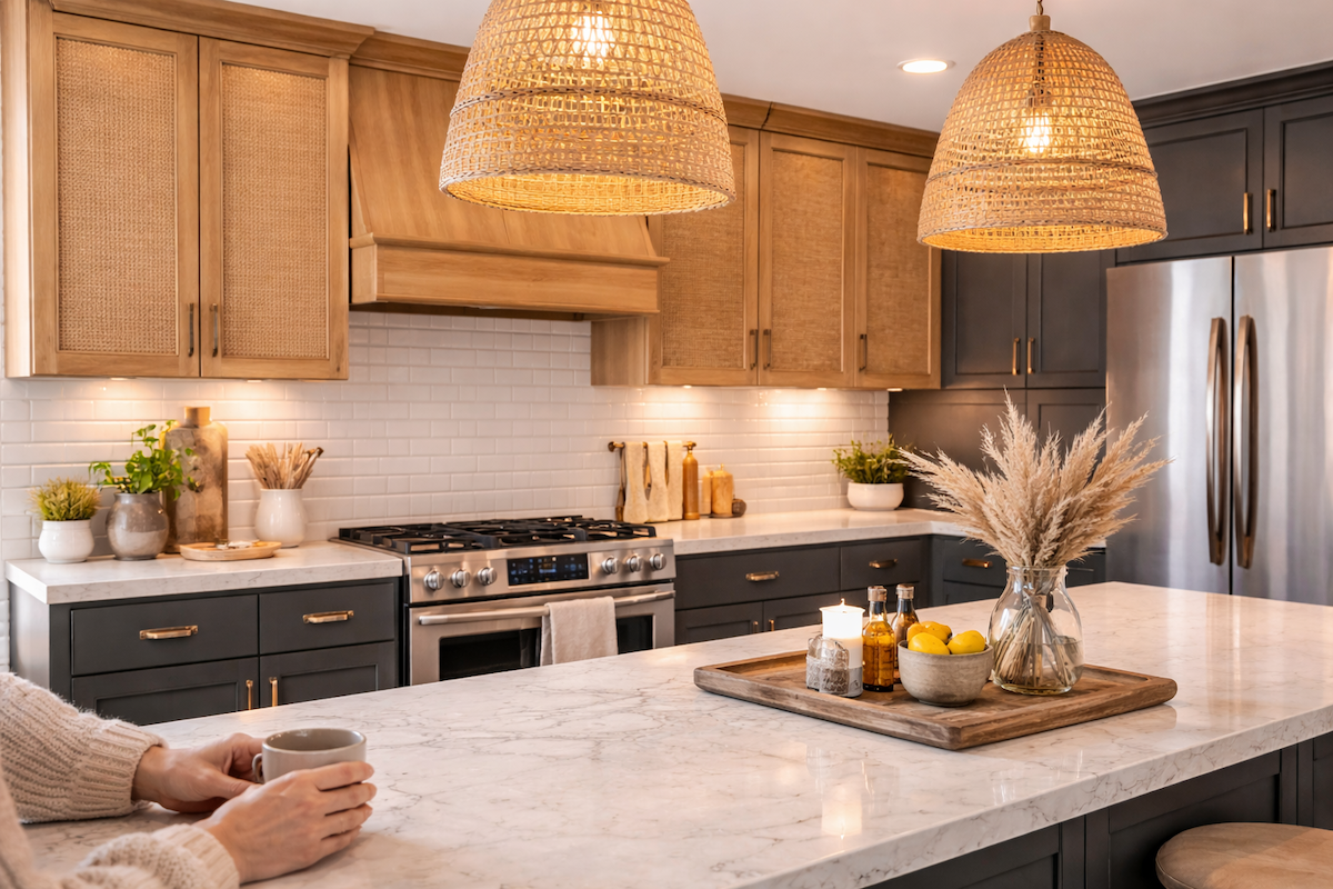 How Can I Add Warmth to a Modern Kitchen Design?