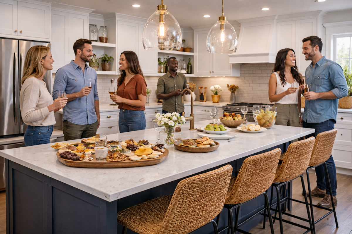 How Can I Design a Kitchen That Supports Entertaining