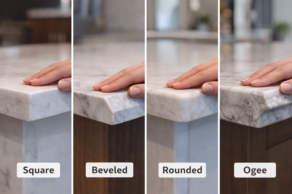 How Do I Pick the Right Edge Profile for My Countertops