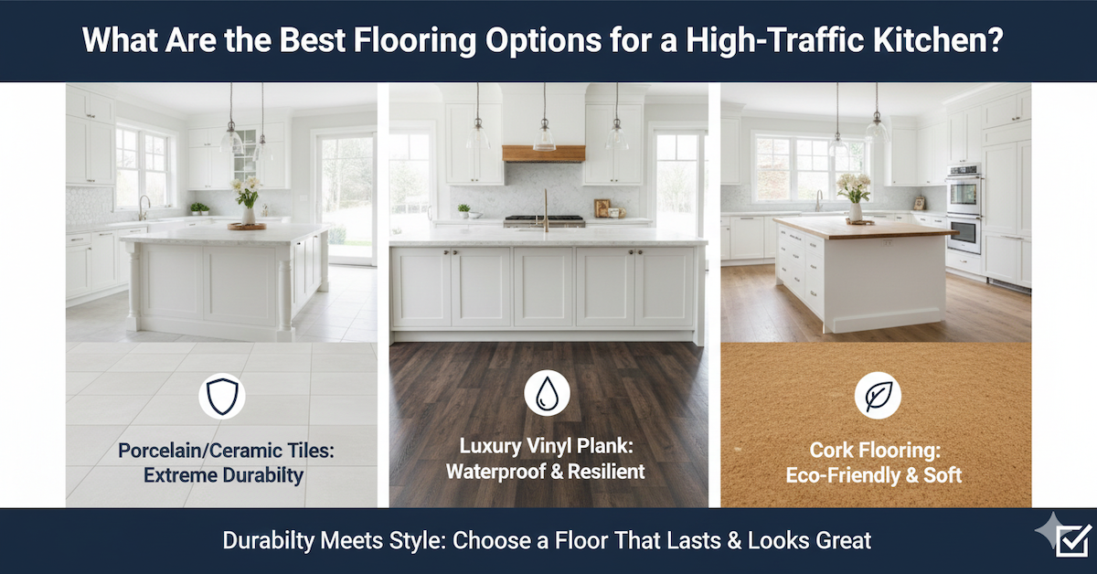 What Are the Best Flooring Options for a High-Traffic Kitchen?