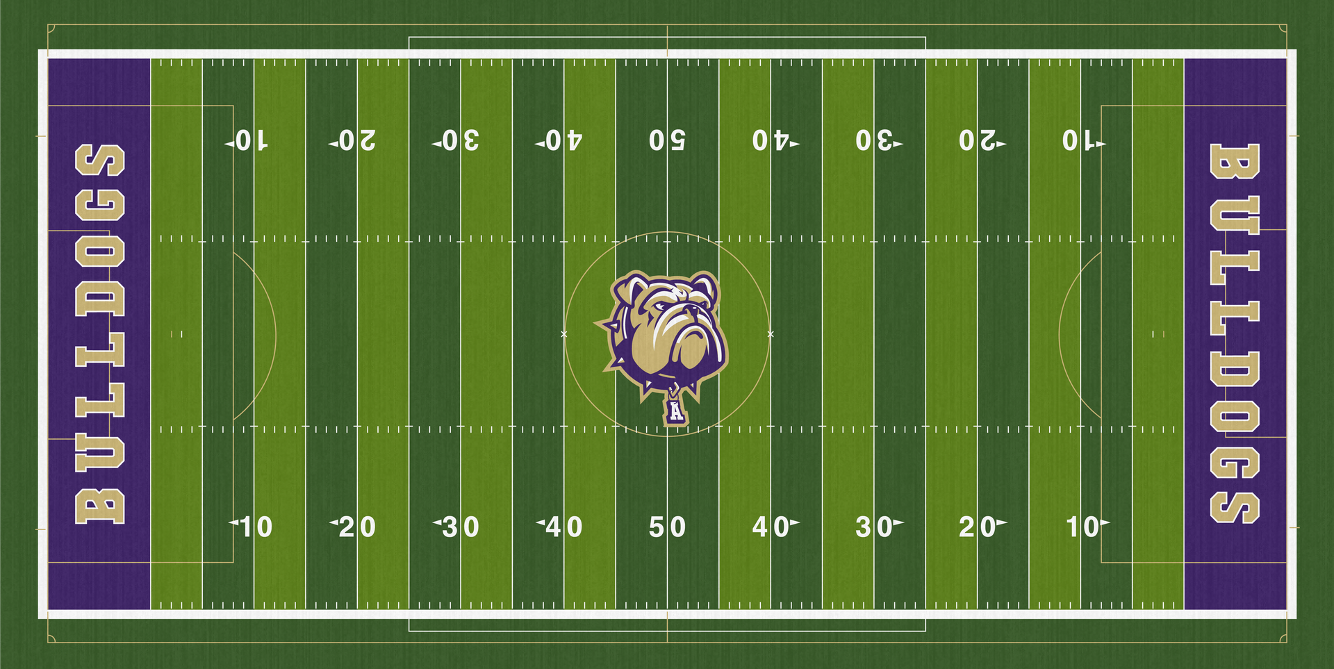 Ada War Memorial Stadium Bulldogs High School Turf