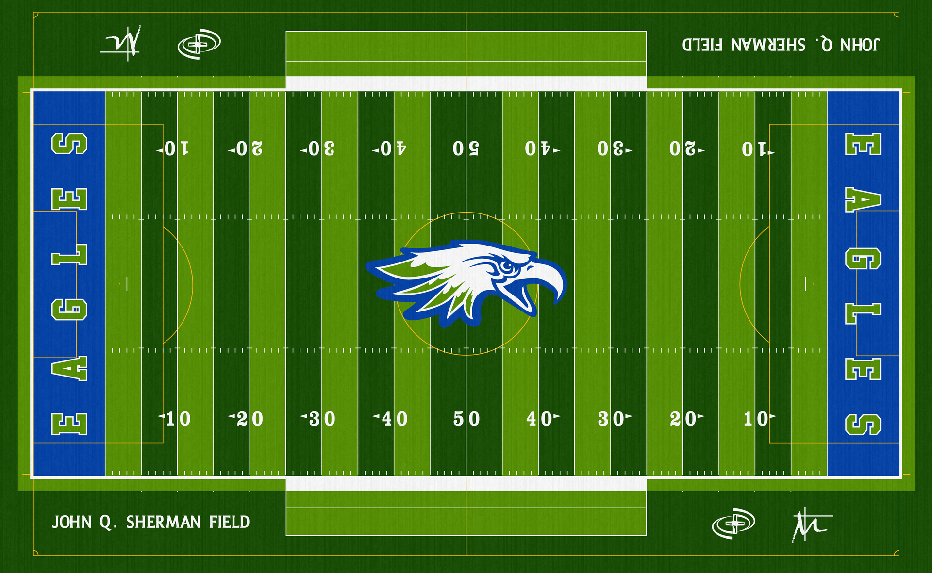 John Q Sherman Field Chaminade Julienne Eagles Football Turf CJHS