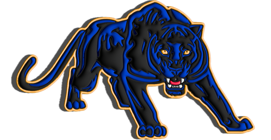 CLAY PANTHERS LOGO HIGH SCHOOL PORTSMOUTH