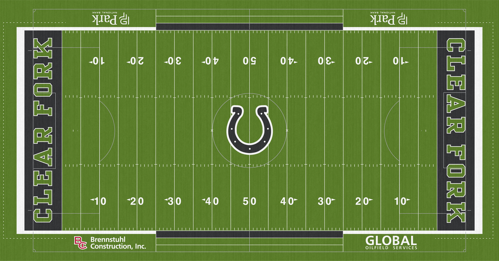 The Colt Corral Clear Fork Colts Football Field Turf Bellville Ohio