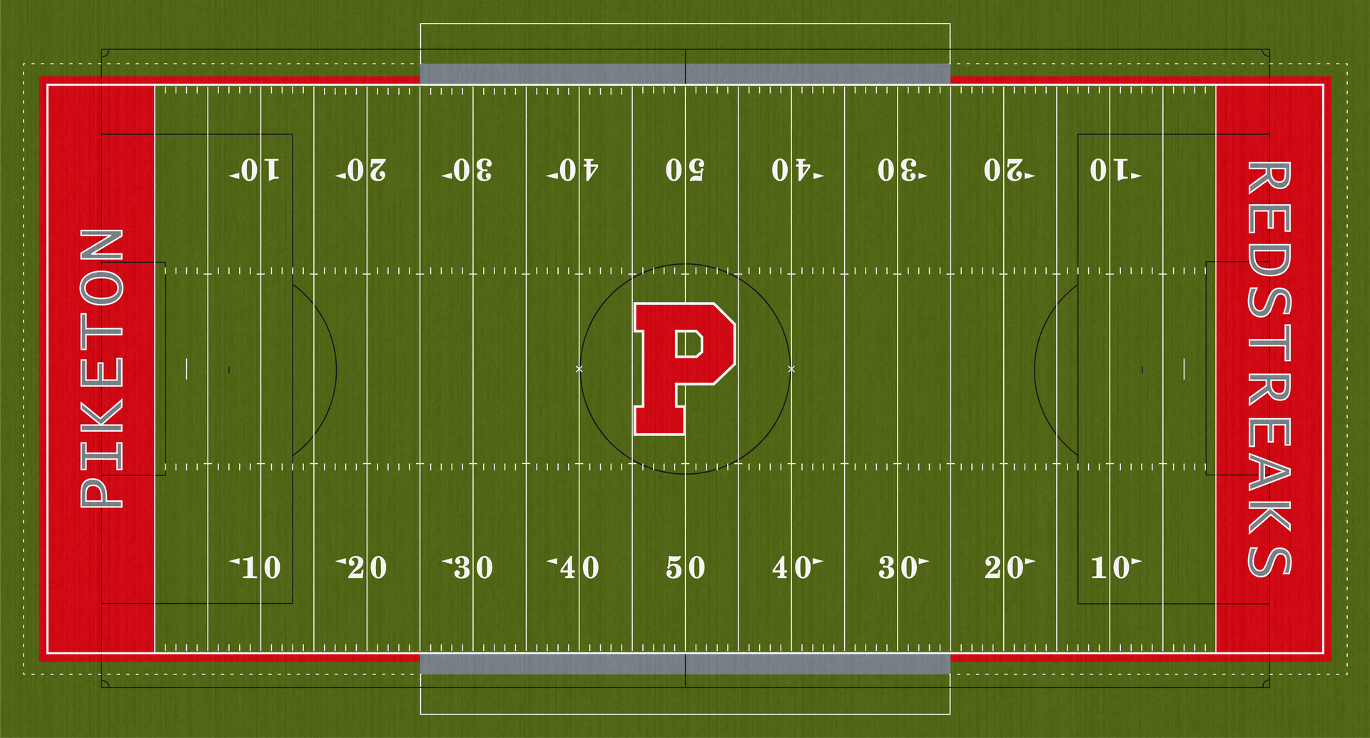 Piketon Redstreaks High School Turf J. Madeira Brown Memorial Stadium