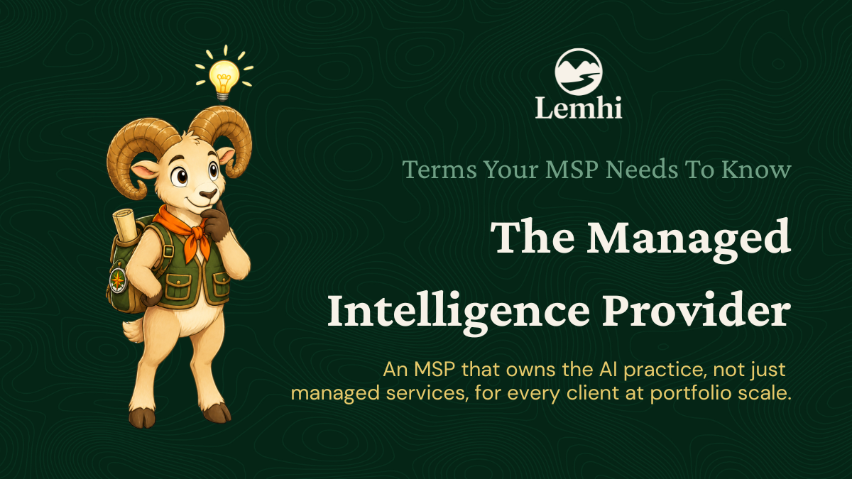 Managed Intelligence Provider - Definitions of key terms for MSPs