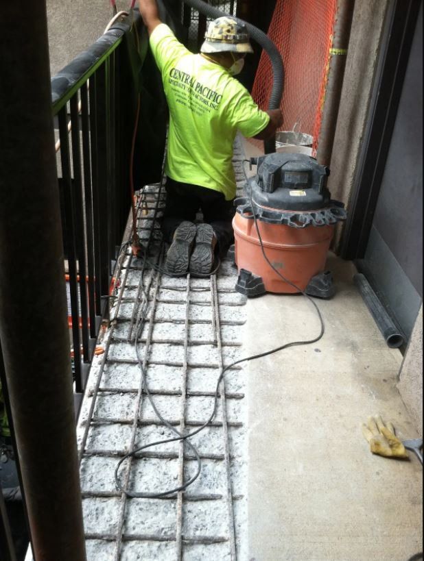 Concrete Spall Repair — Honolulu, HI — Central Pacific Specialty Contractors