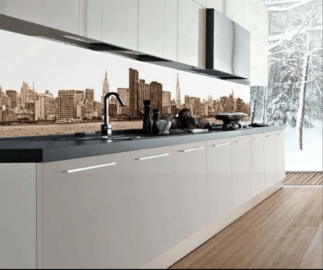 Rivestimento in vetro temperato