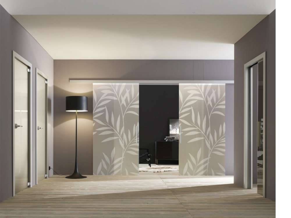 porta in vetro scorrevole esterna