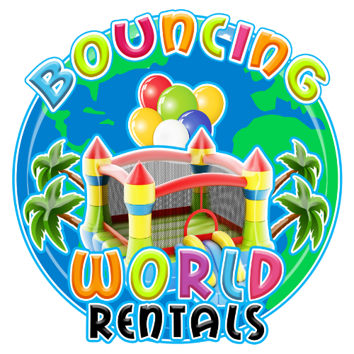 bouncing world rentals logo