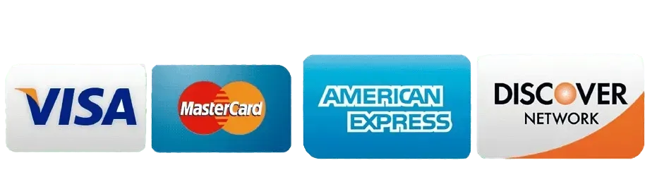 A visa mastercard american express and discover network logo