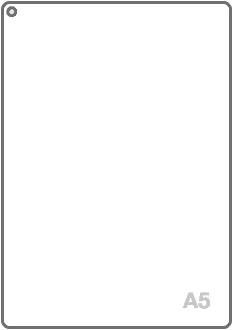 template informatiewaaier 148 x 210 mm A5