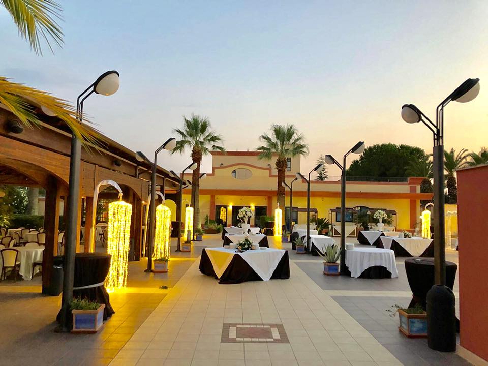 organizzazione di ricevimenti all'aperto