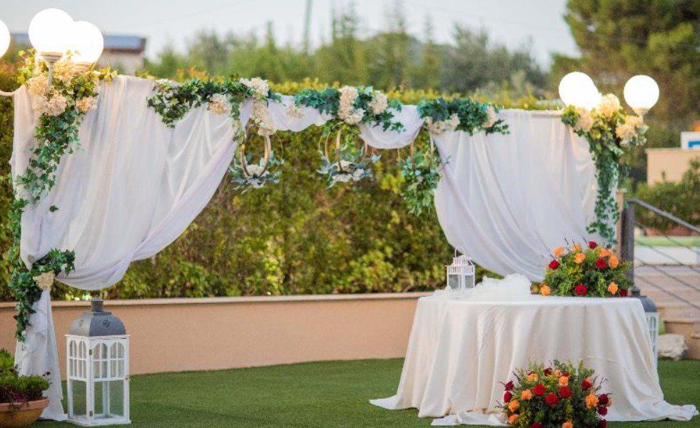 ricevimento in giardino