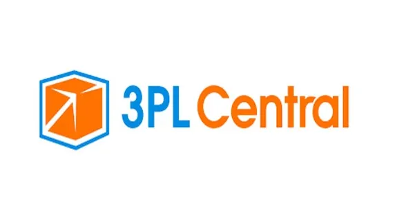 A blue and orange logo for 3pl central