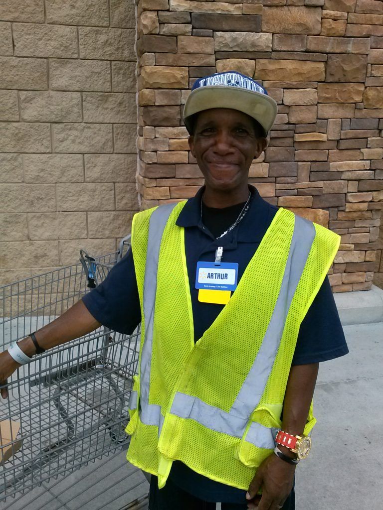Smiling Man with Shopping Cart — Clearwater, FL — The Arc Tampa Bay