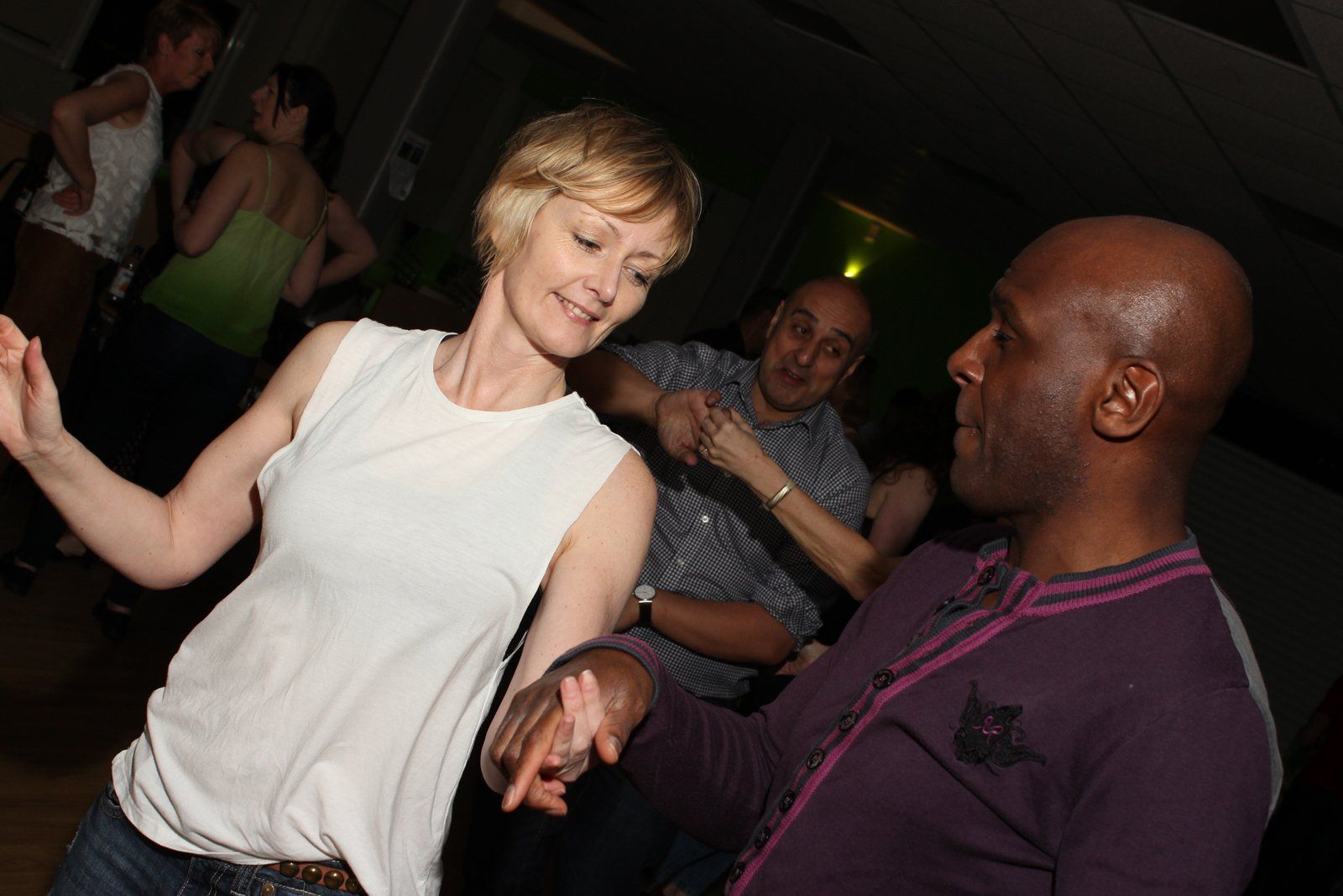 Photo of  people salsa dancing