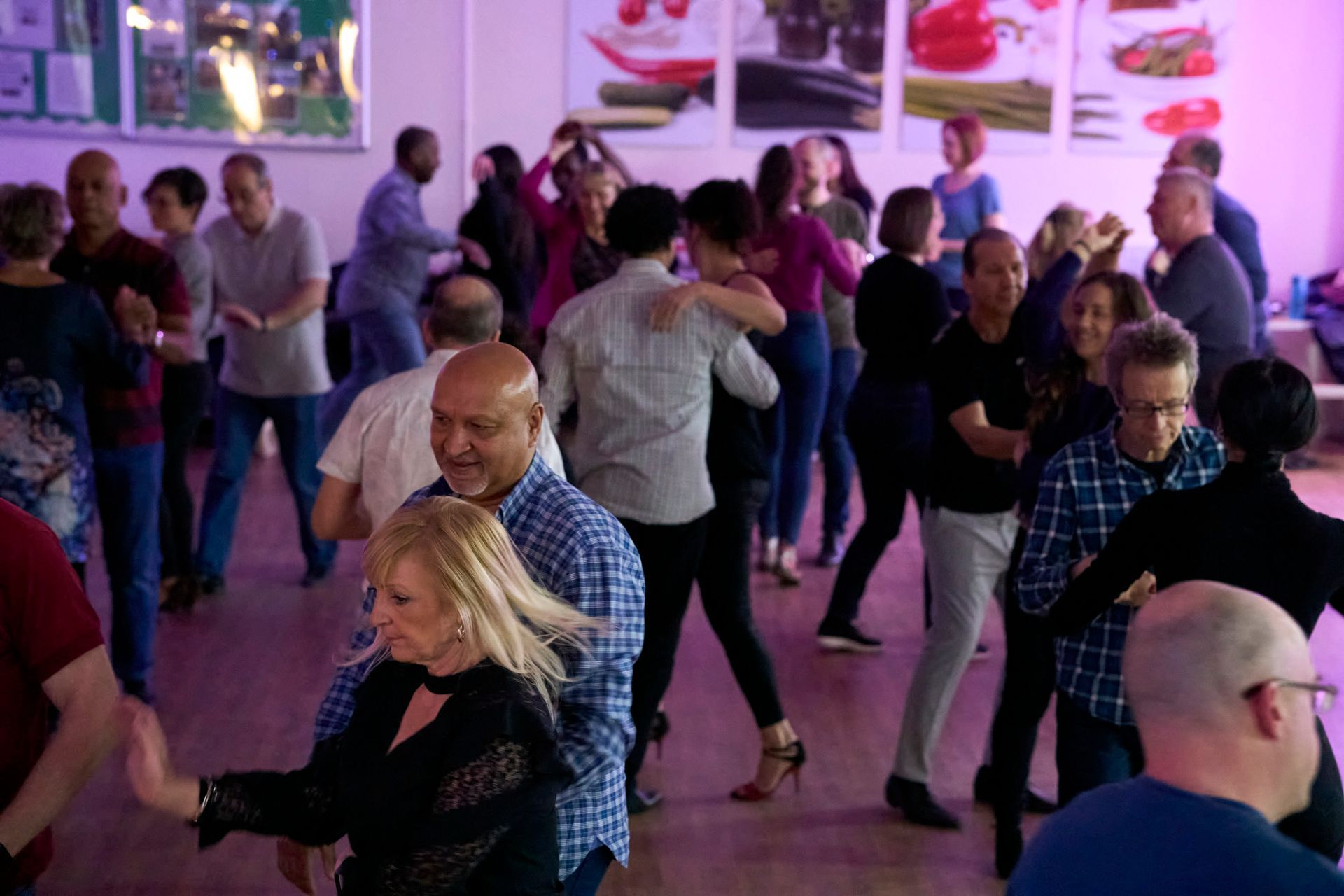 Salsa dancing social London