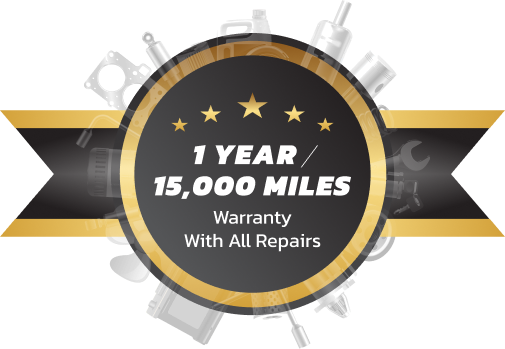 1 Year Warranty Logo - EXO Auto Works