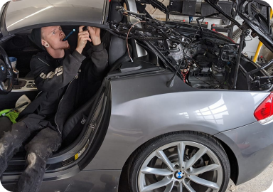 Mechanic Working on Vehicle at EXO Auto Works - Colorado Springs Auto Repair | EXO Auto Works