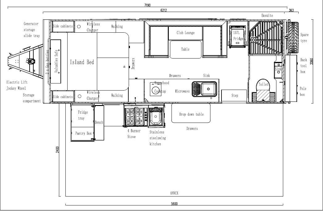 A black and white floor plan of a house.