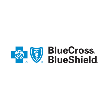 The blue cross blue shield logo is on a white background.