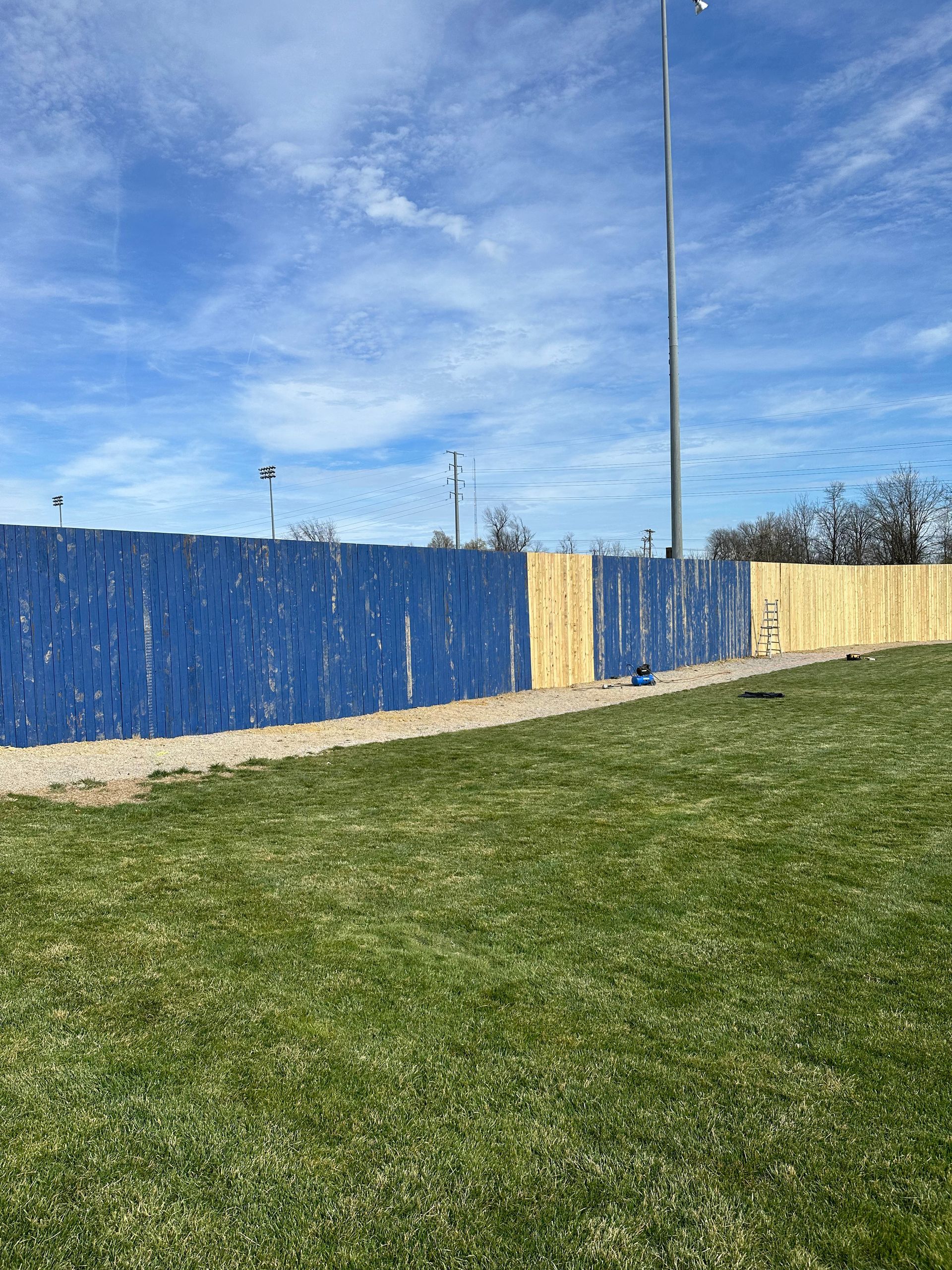 Baseball Field With Fence — Lexington, KY — Chafin Fence LLC