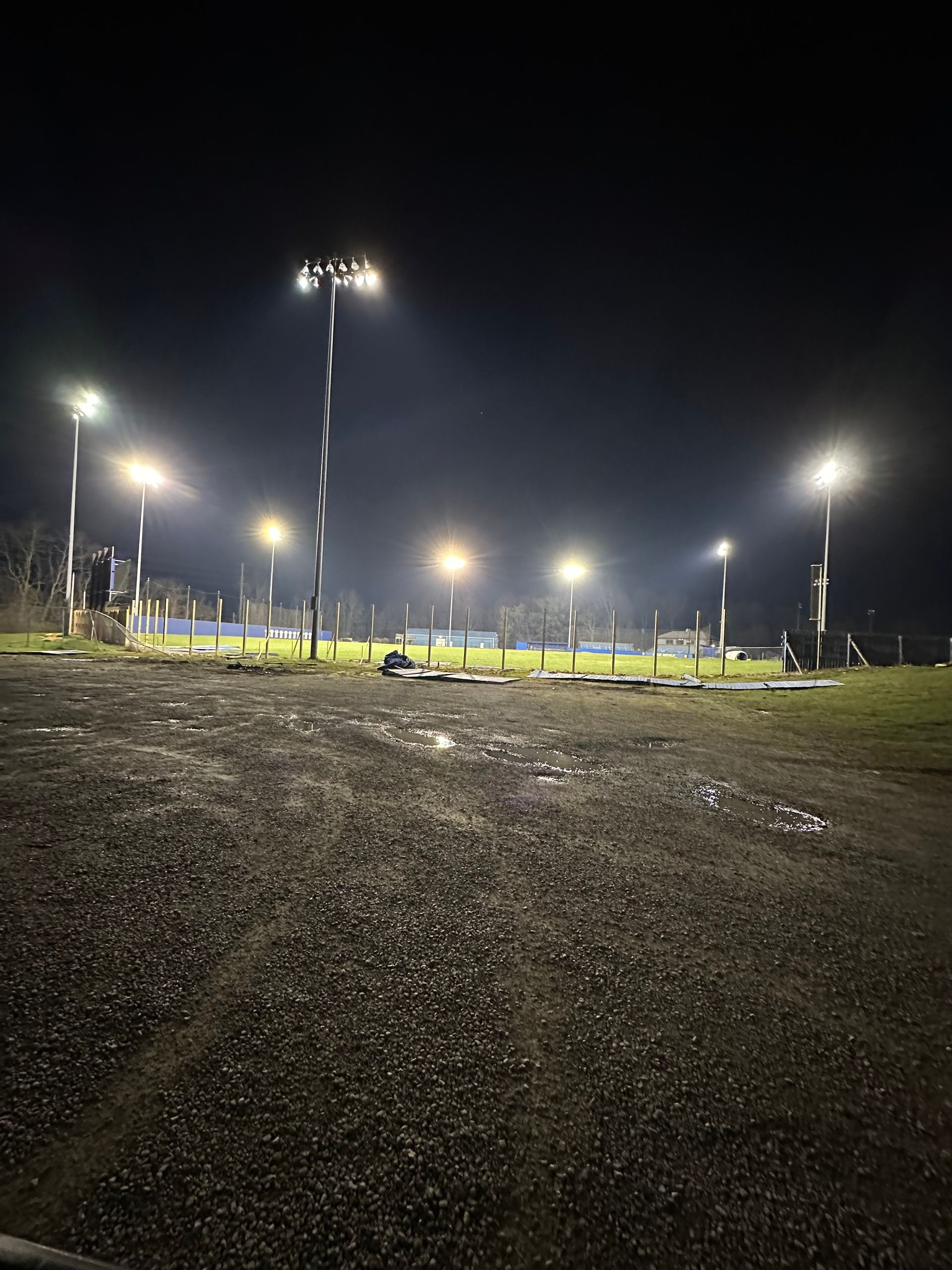 Installing New Fence On The Baseball Field — Lexington, KY — Chafin Fence LLC