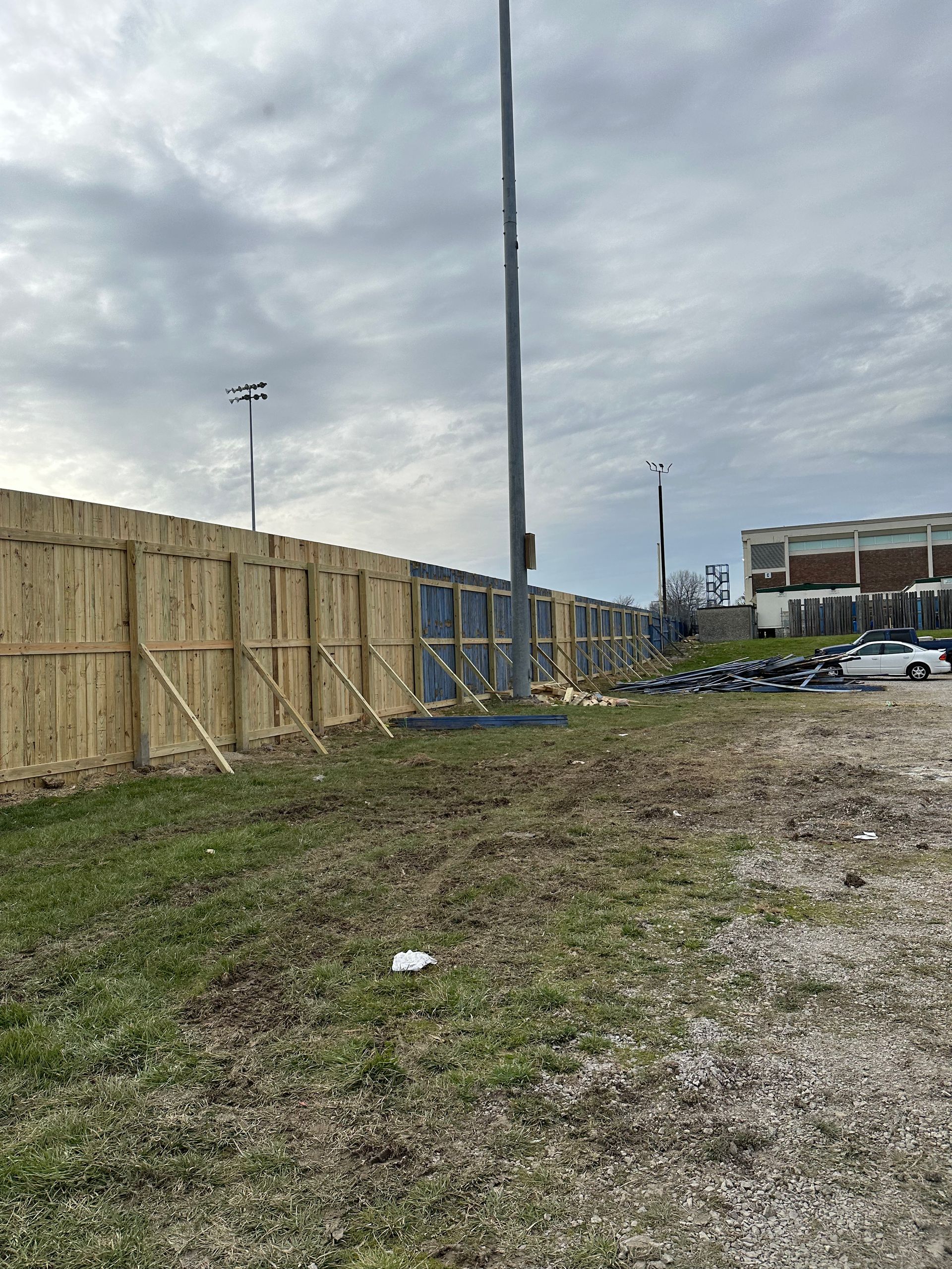Baseball Field With New Fence — Lexington, KY — Chafin Fence LLC