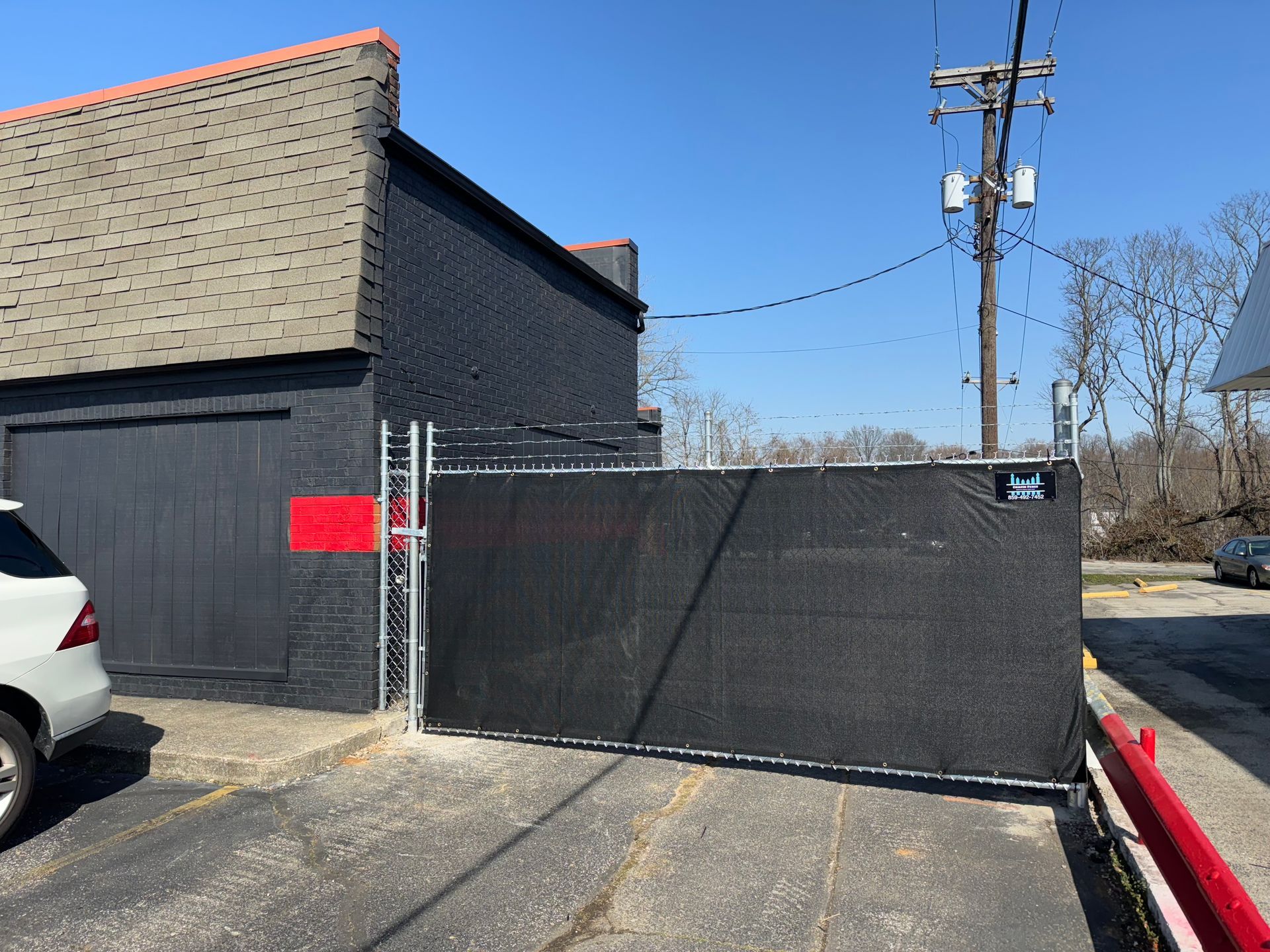 Commercial Chain Link Barbed Wire Gate Lexington KY