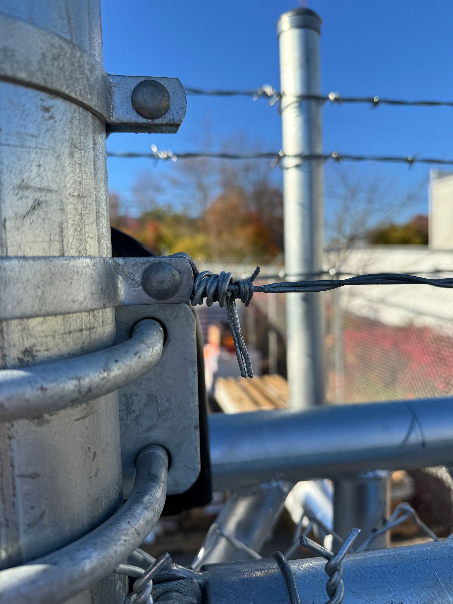 A New Barbed Chain Link Fence — Lexington, KY — Chafin Fence LLC