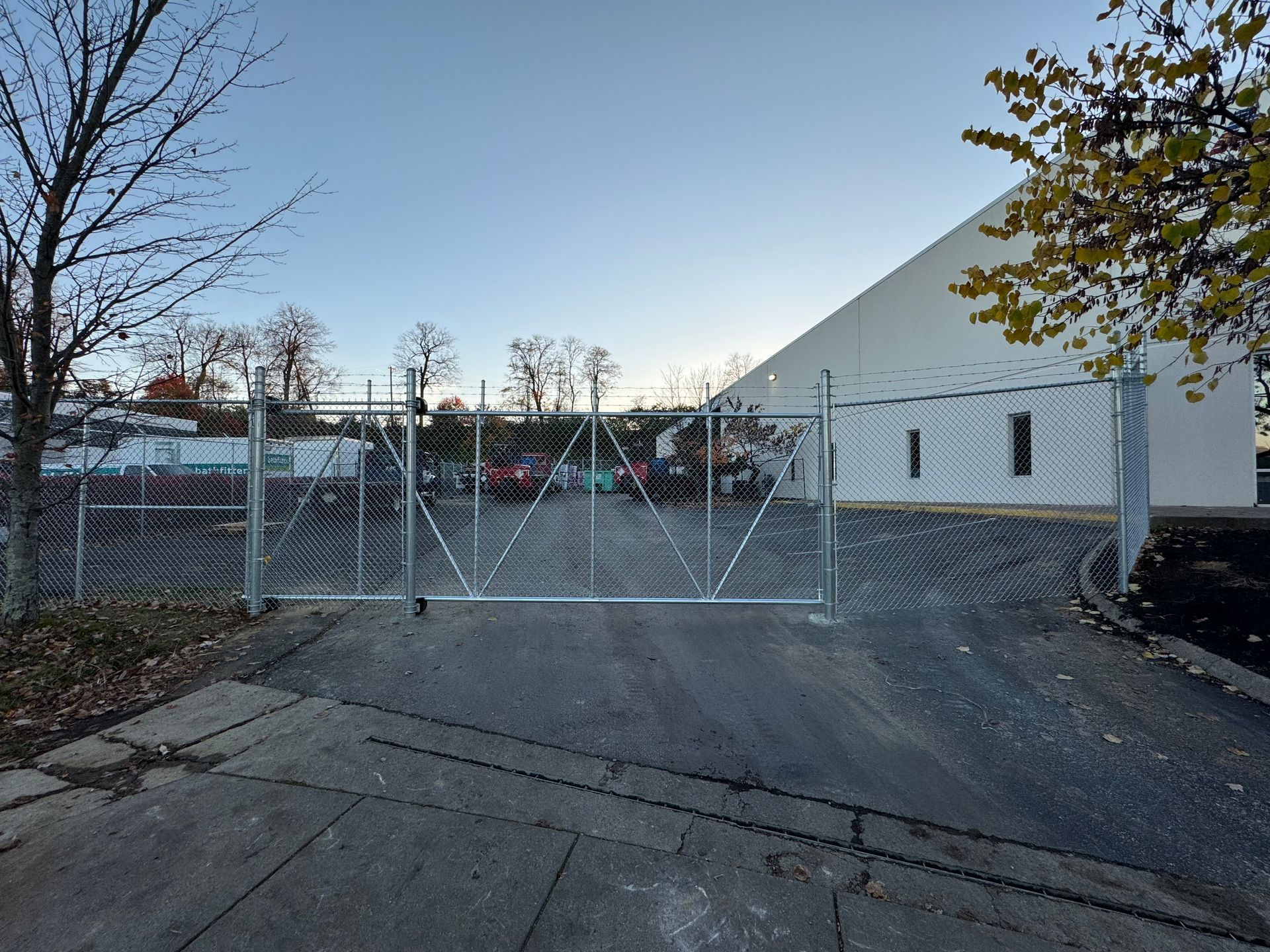 A Barbed Chain Link Fence — Lexington, KY — Chafin Fence LLC