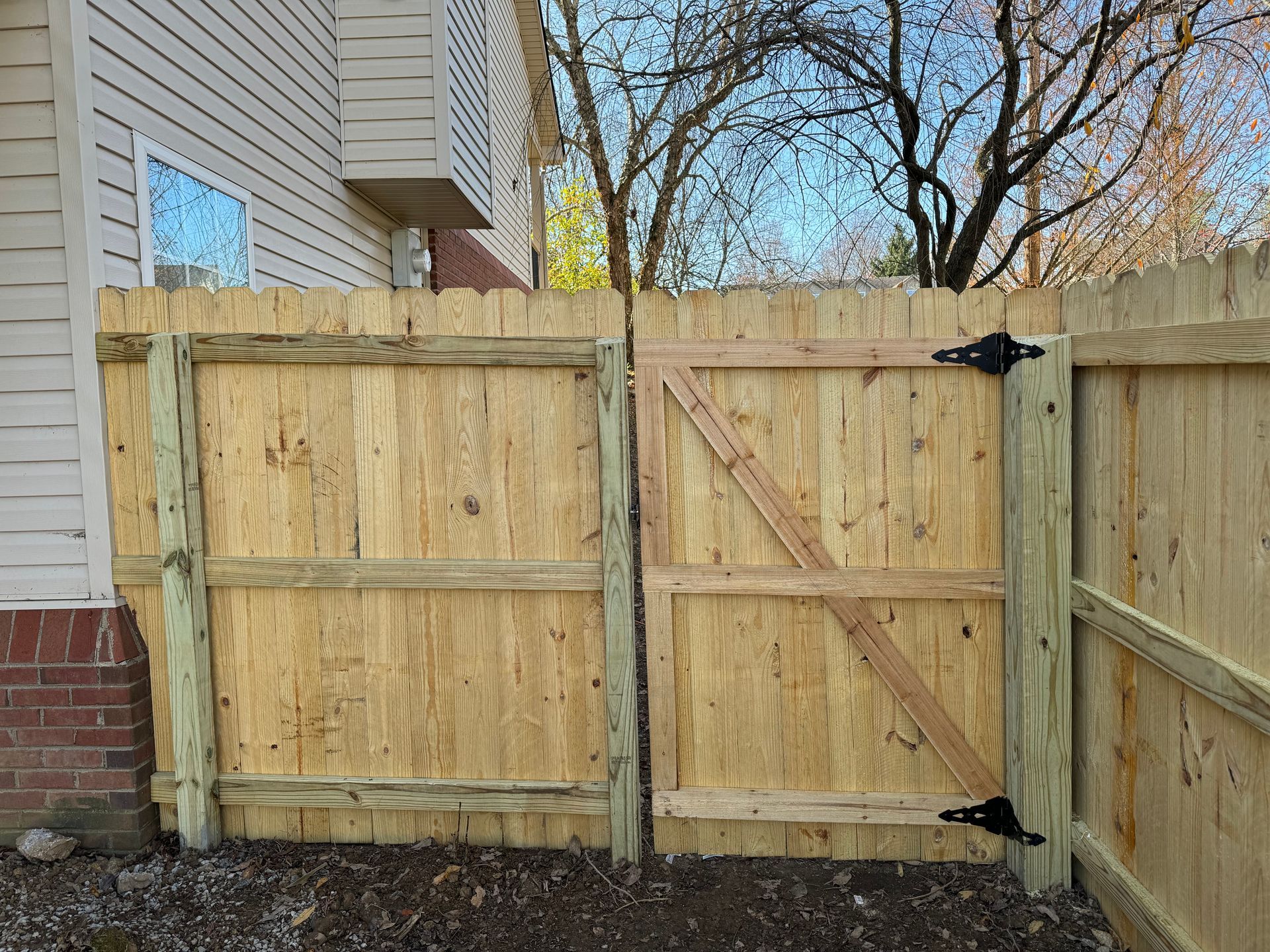 Residential Privacy Gate — Lexington, KY — Chafin Fence LLC