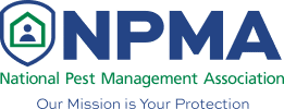 NPMA logo with a house icon inside a shield, text
