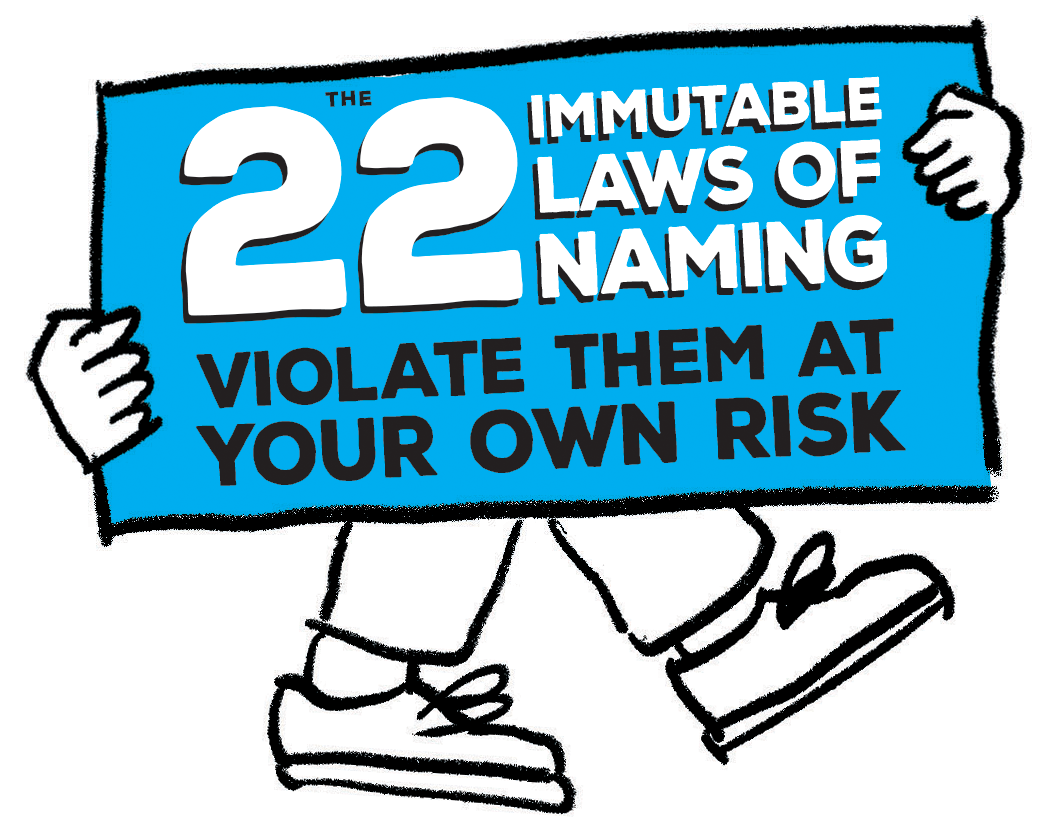 22 Laws of Naming Book Page