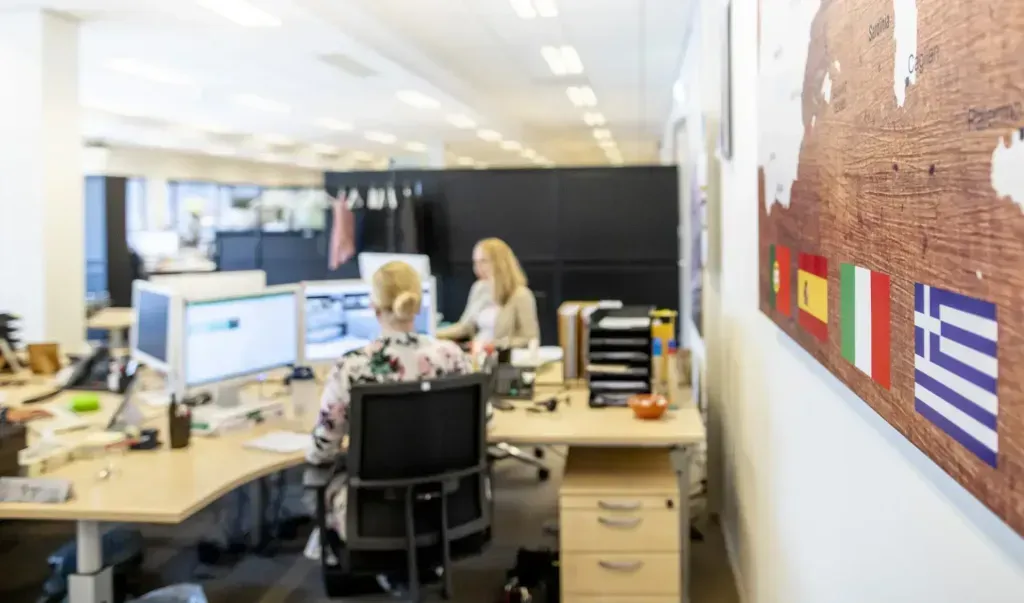 De coachdesk van Kaemingk