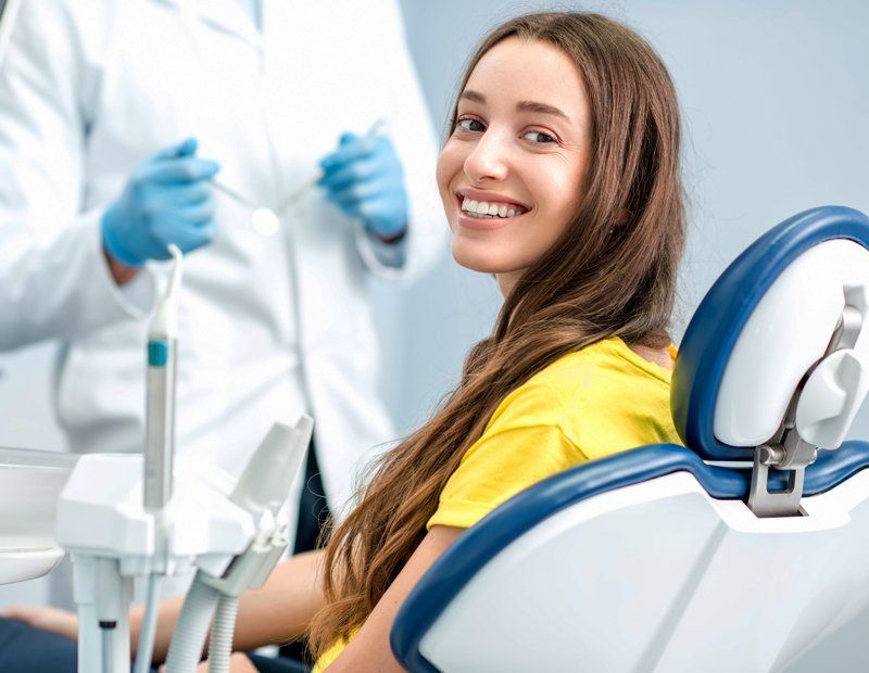 Happy Female Patient — Hobart, TAS — Moonah Dental Centre