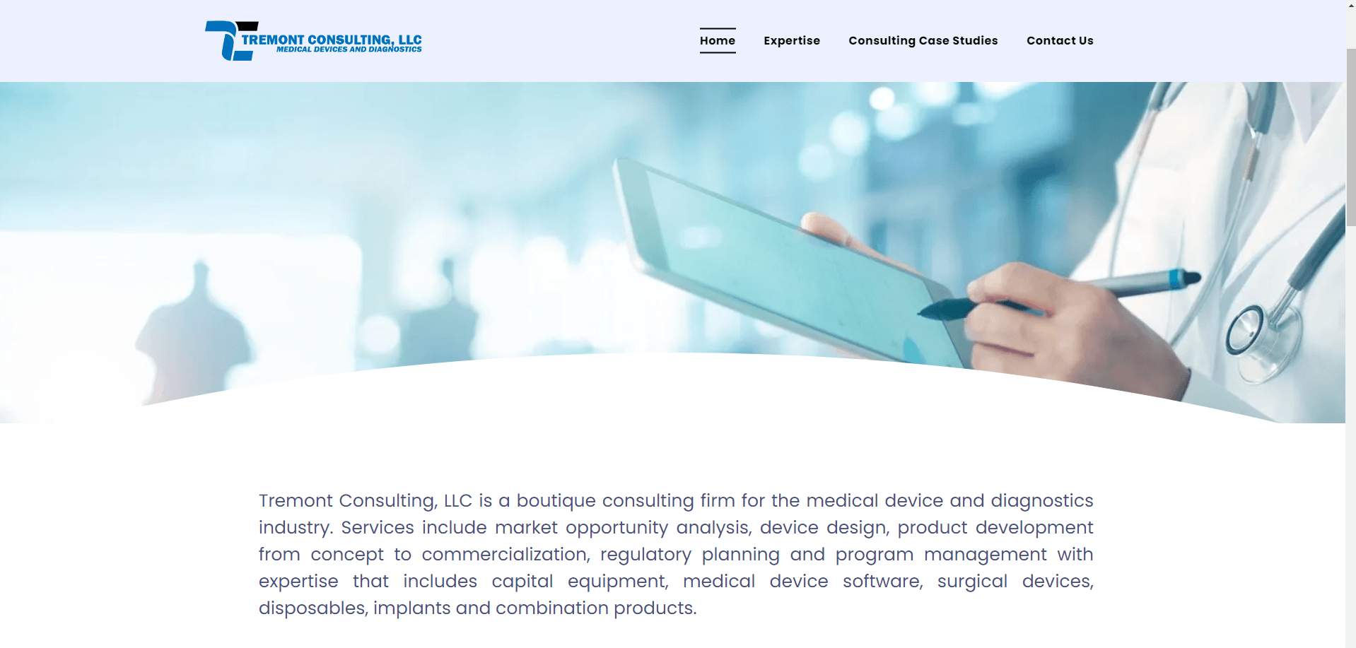 Tremont Consulting, LLC Medical Device & Diagnostics Industry