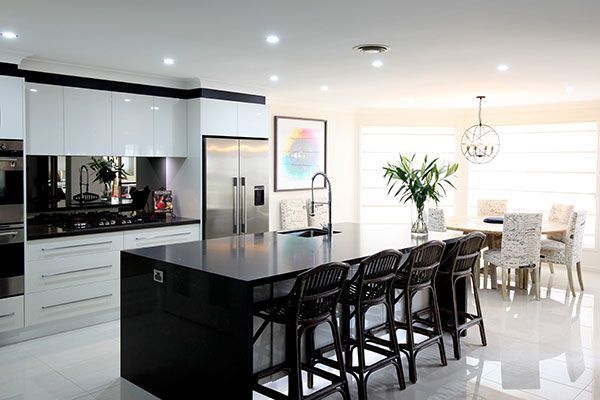 There is a Large Island in the Middle of the Kitchen — DecoGlaze in Minchinbury, NSW
