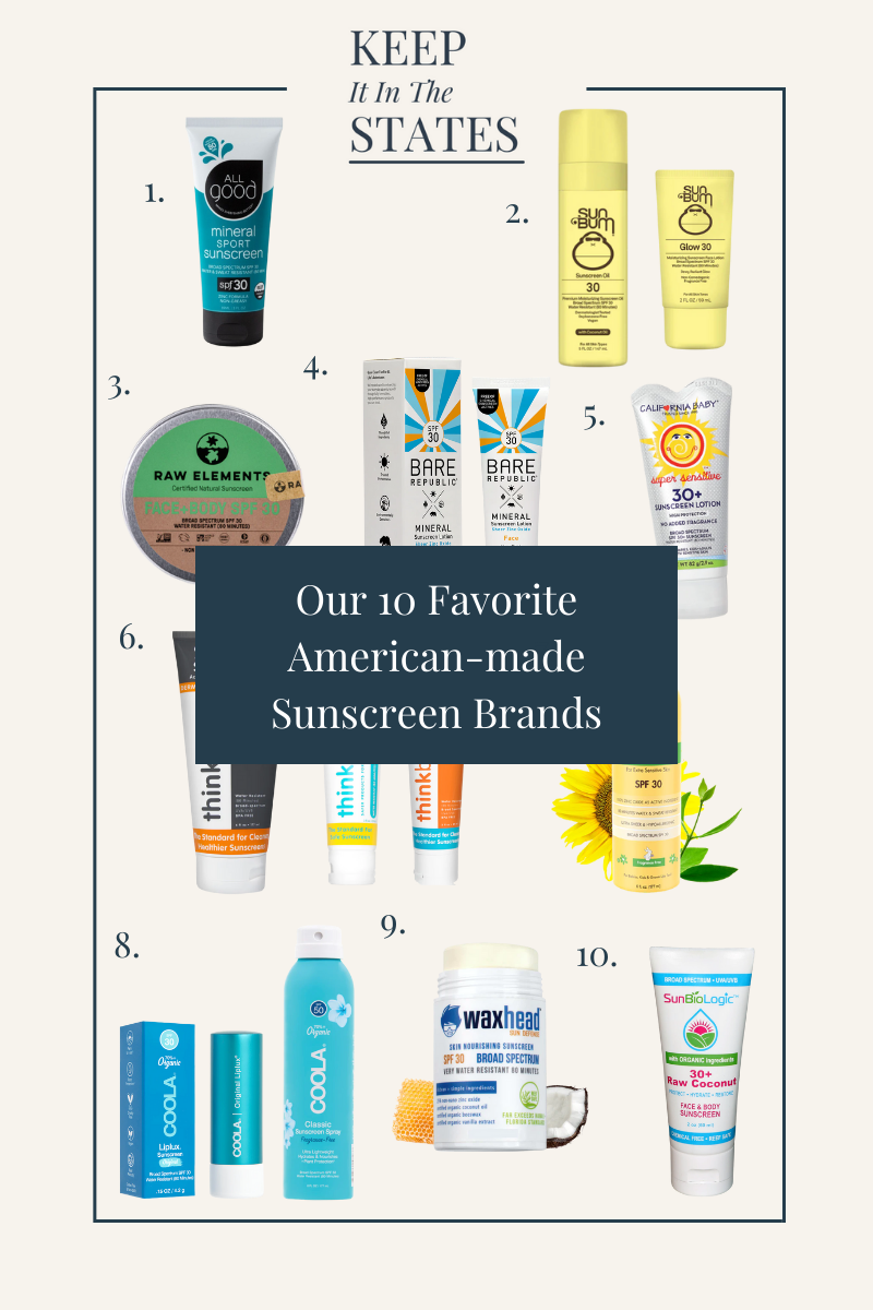 Our Favorite American-Made Sunscreen Brands