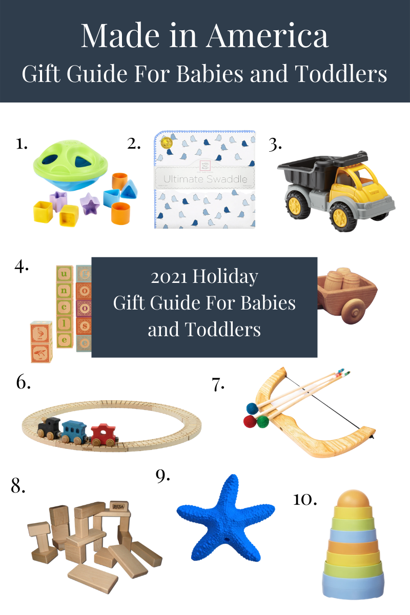2021 Made in America Holiday Gift Guide for Babies and Toddlers