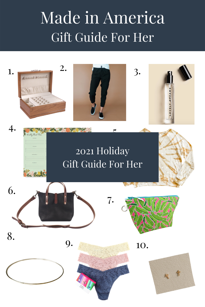 Made in America Holiday Gift Guide for Her