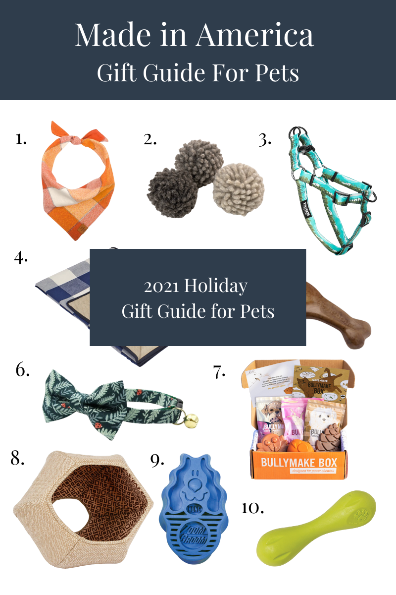 Made in America Holiday Gift Guide for Pets