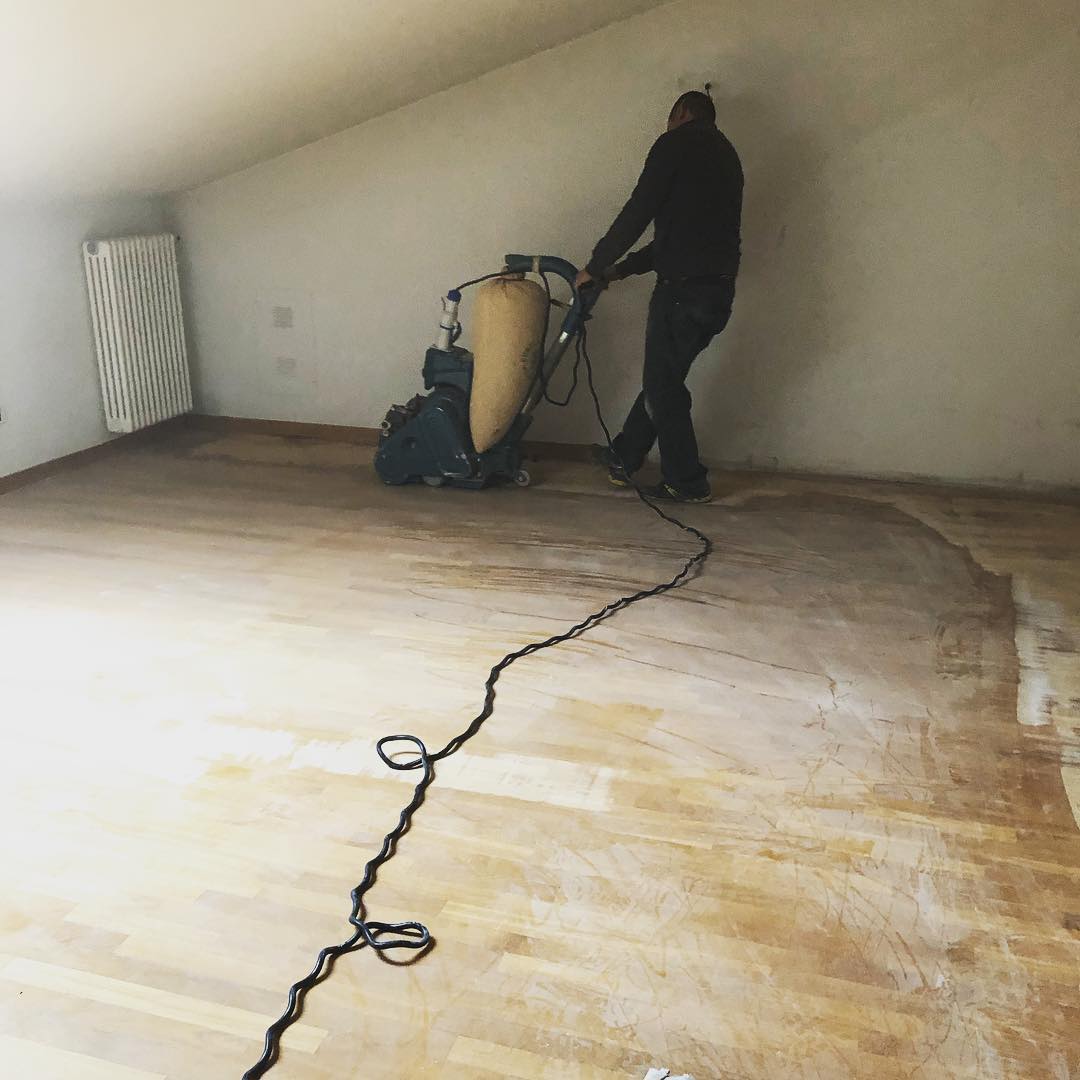levigatura parquet