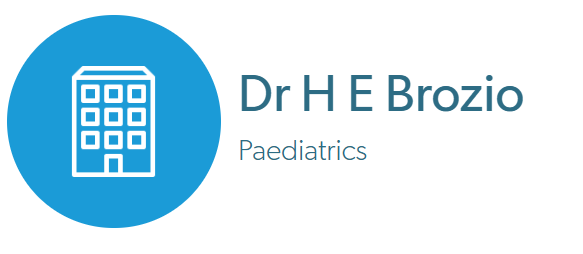 A blue circular logo with a building icon, and text stating 