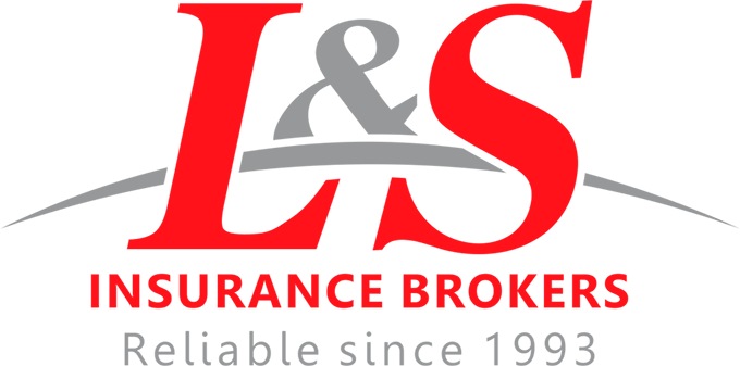 Logo for L&S Insurance Brokers: Red 