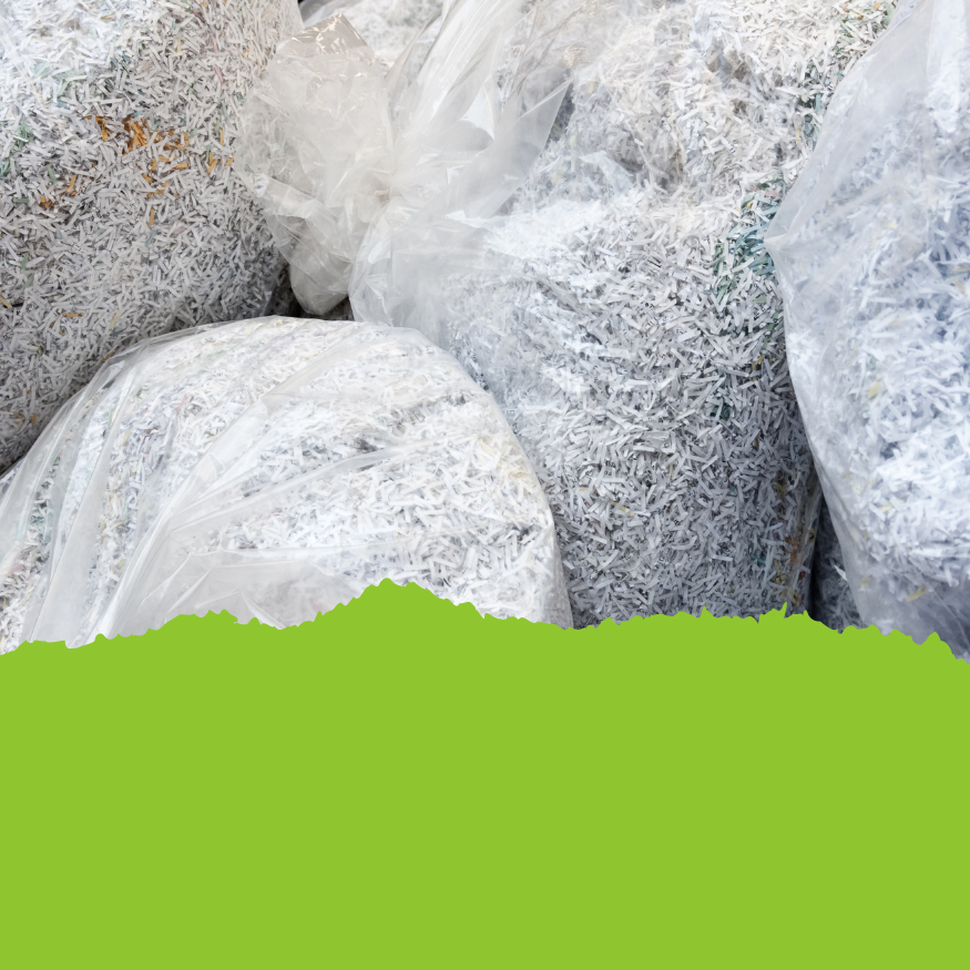 Image showing shredded documents