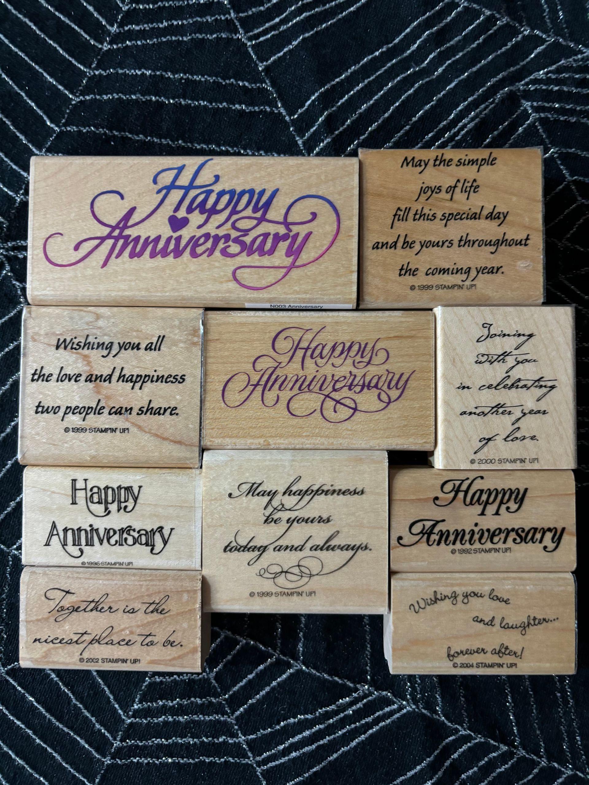 Happy Anniversary card sentiments