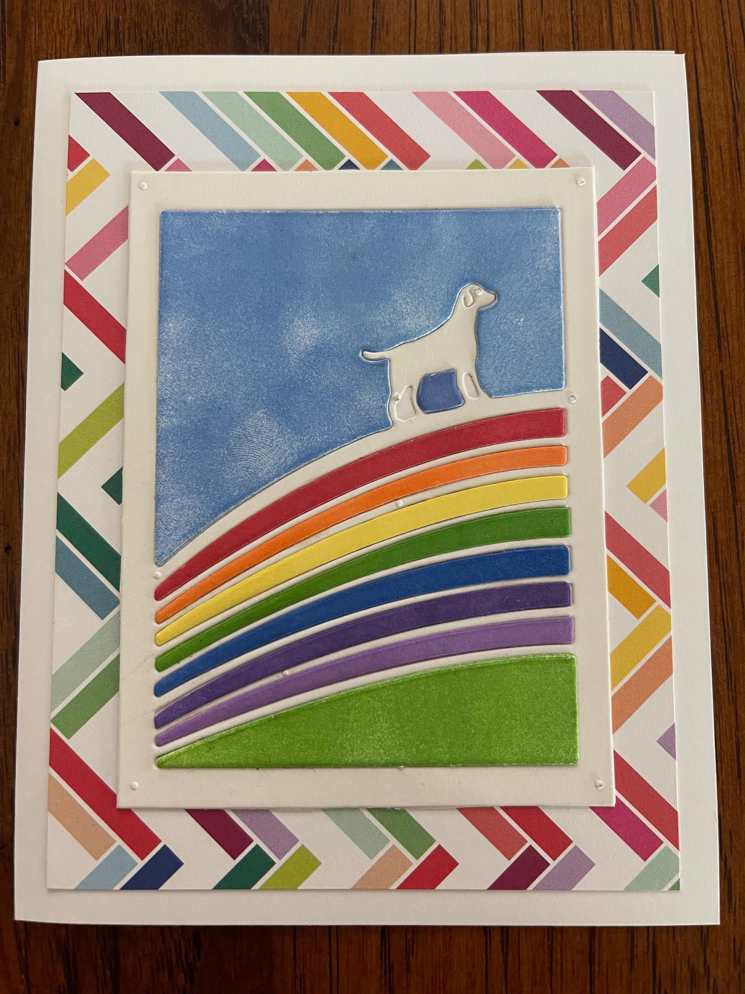 Pet Sympathy Handmade Card - Color Art by Nappy