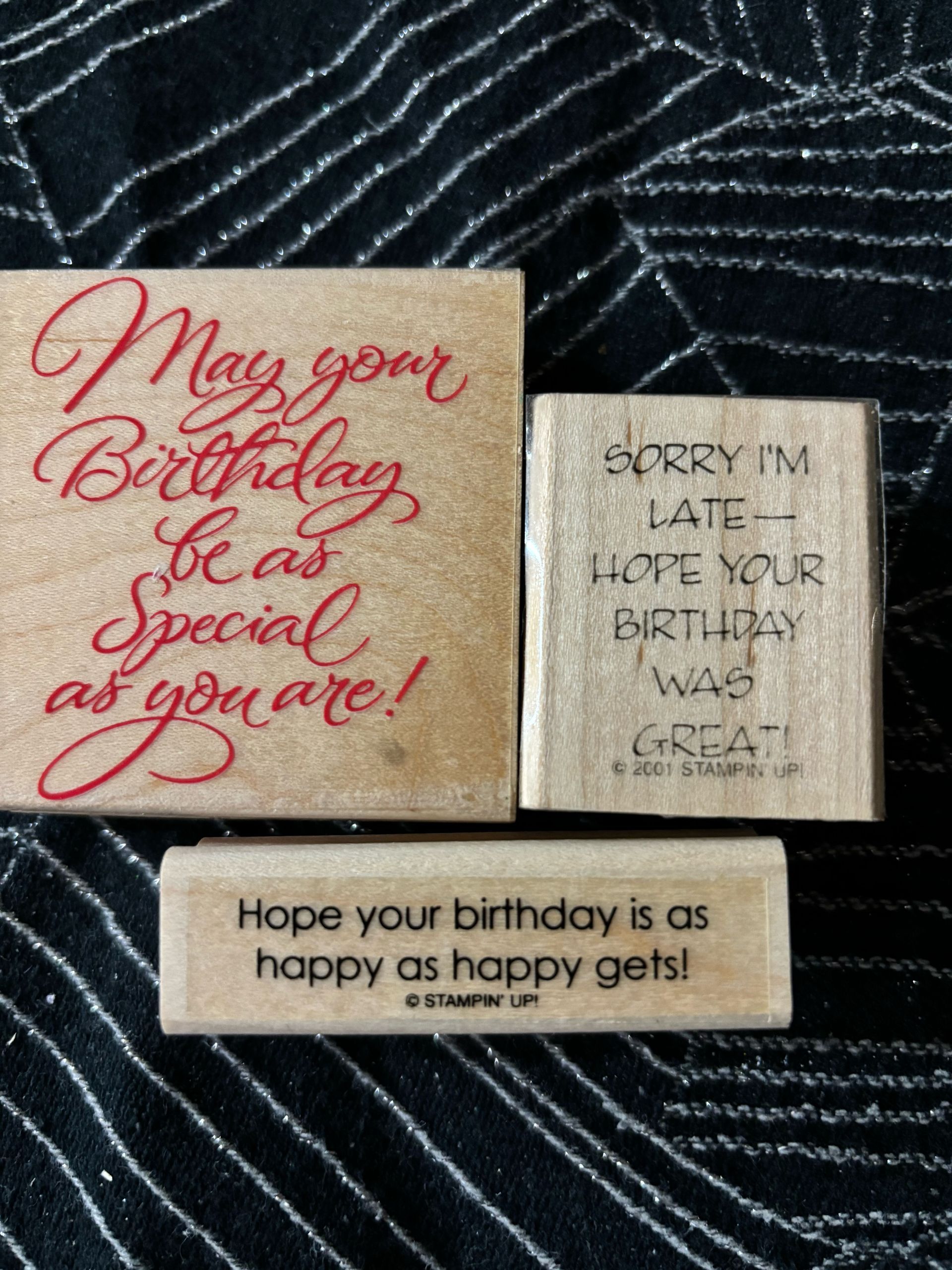Birthday sentiments for handmade cards